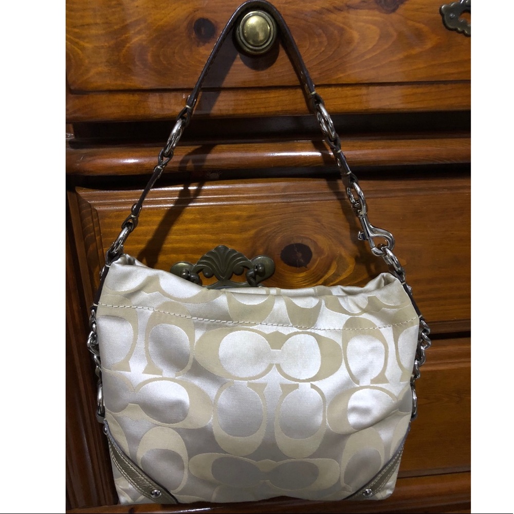 Coach signature purse